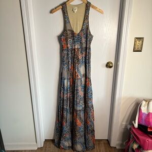 Anthropologie Weston Wear Solene Tiered Maxi Dress